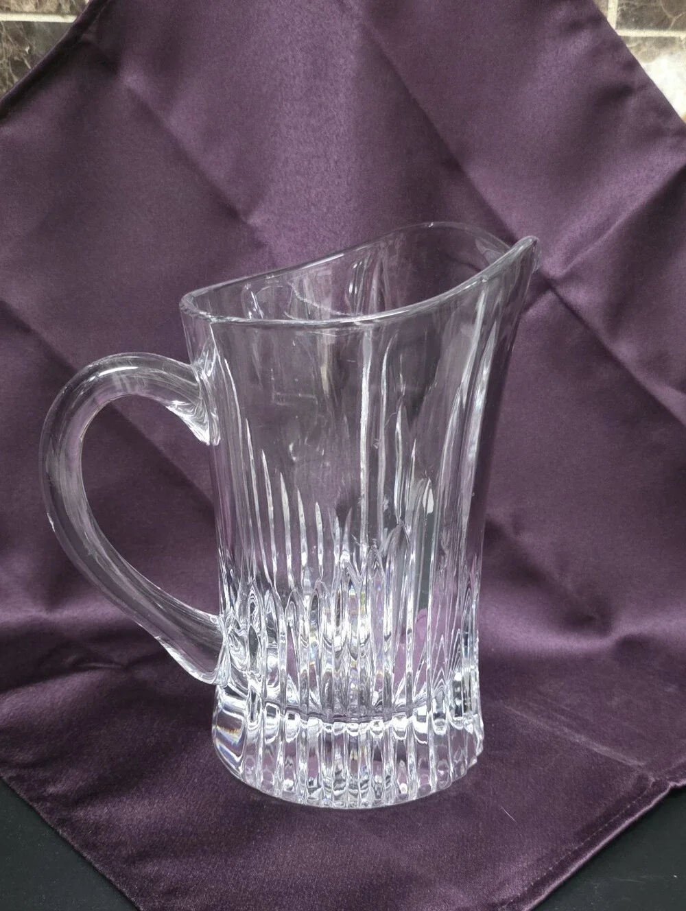 Mikasa Vintage Staccato Crystal Pitcher